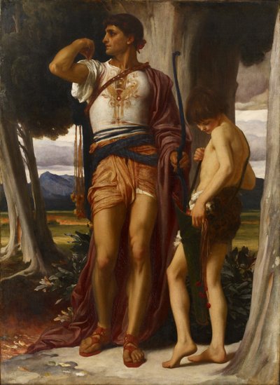 Jonathans Zeichen an David, um 1868 von Frederic Leighton